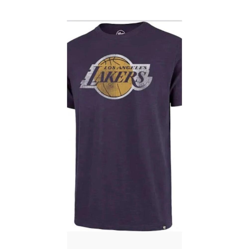 Nwt Los Angeles Lakers Franklin Purple Tri Blend 47 Brand Shirt Mens Large